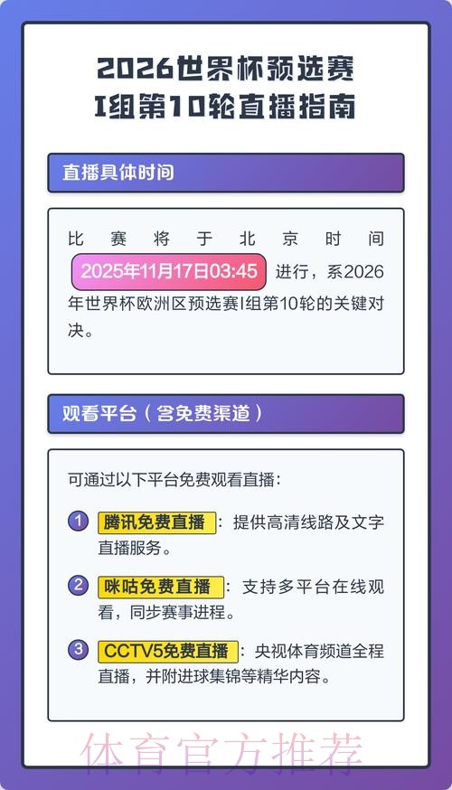 2026年世界杯手机端直播观看指南 2026年世界杯手机端直播观看指南