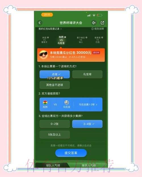 世界杯竞猜全攻略:掌控玩法,赢取大奖 世界杯竞猜全攻略:掌控玩法,赢取大奖